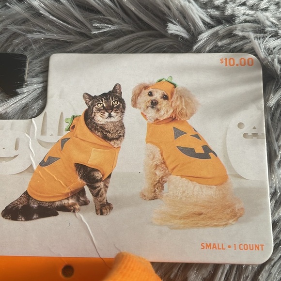 Hyde and Eek! Reflective Jack-O-Lantern Pet Hoodie - Picture 8 of 11